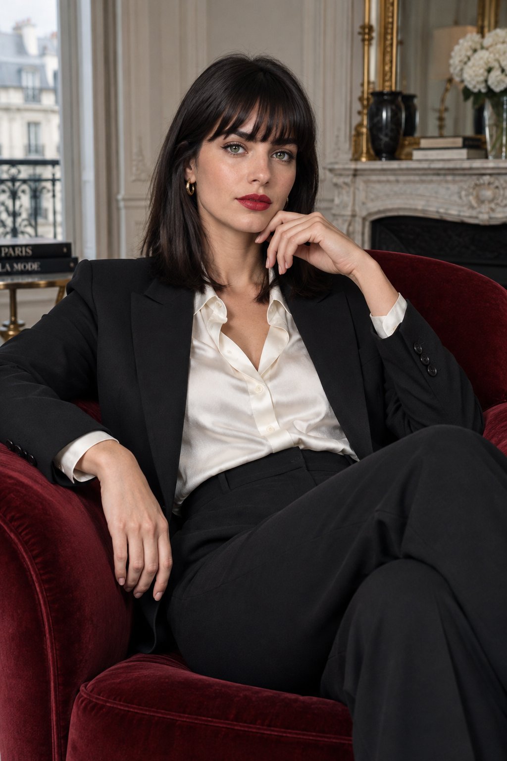 Jade, dans son salon